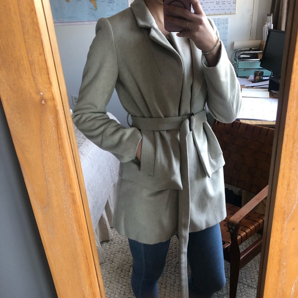 J Crew by Nello Gori belted peacoat - Picture 7 of 8